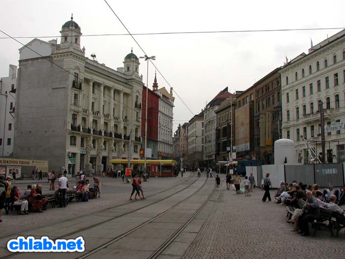 Freiheitsplatz mit Haus 
