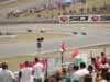 Steve Jenkner fhrt vor Daniel Pedrosa in der 125ccm Klasse
